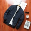 Cross-border new spring and autumn men's thin jackets, casual coats, men's baseball jackets, men's leather jackets, youth 9937 details Picture
